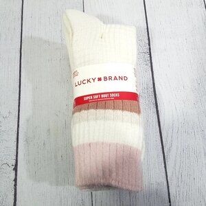 Lucky Brand Super Soft Boot Socks Womens Size 5-10 - 6 Pairs